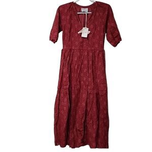 Elegant Red Maxi Dress
